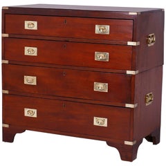 Antique English Campaign Chest