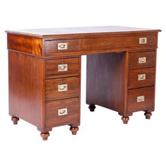 Antique English Campaign Desk