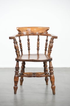 antique English captain's chair/ desk chair from the early 19th century