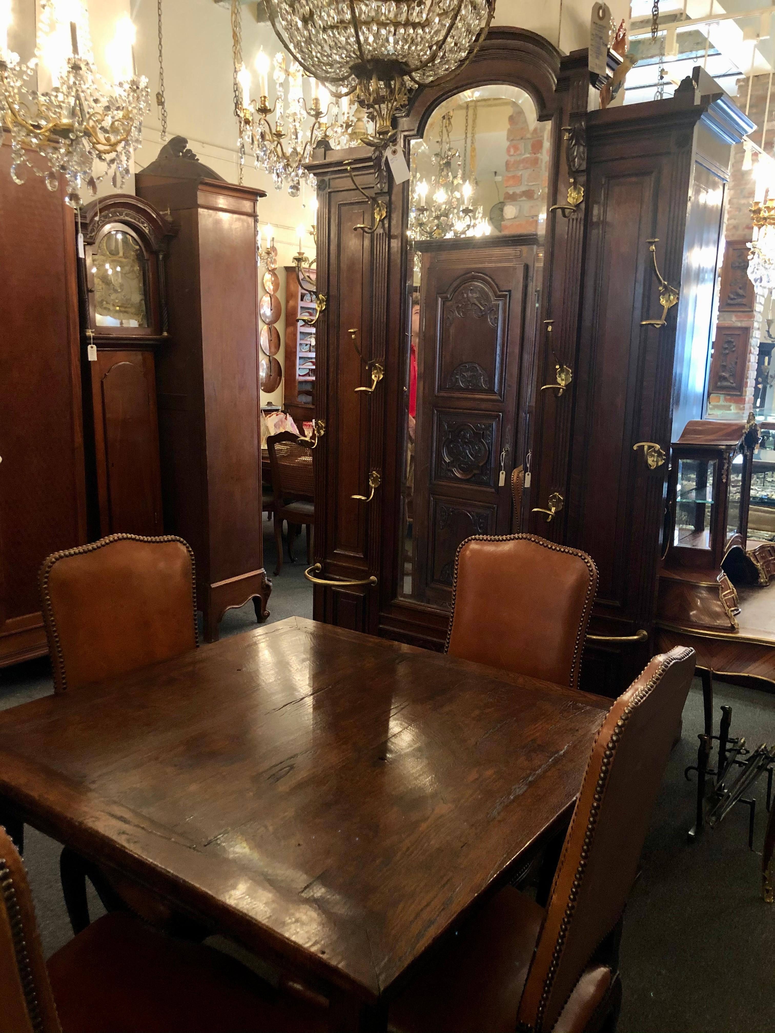 antique umbrella stand with mirror