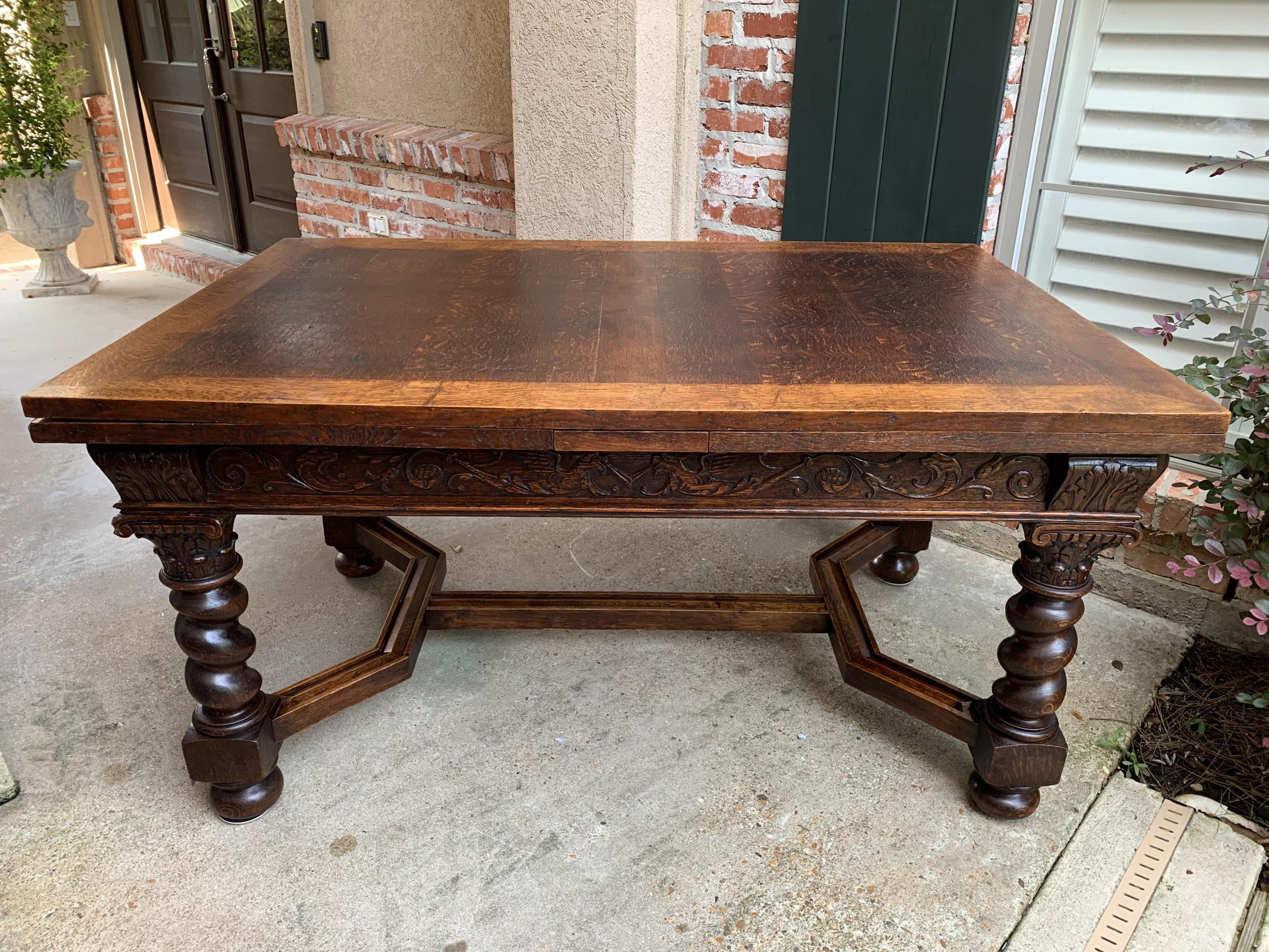 antique english dining table