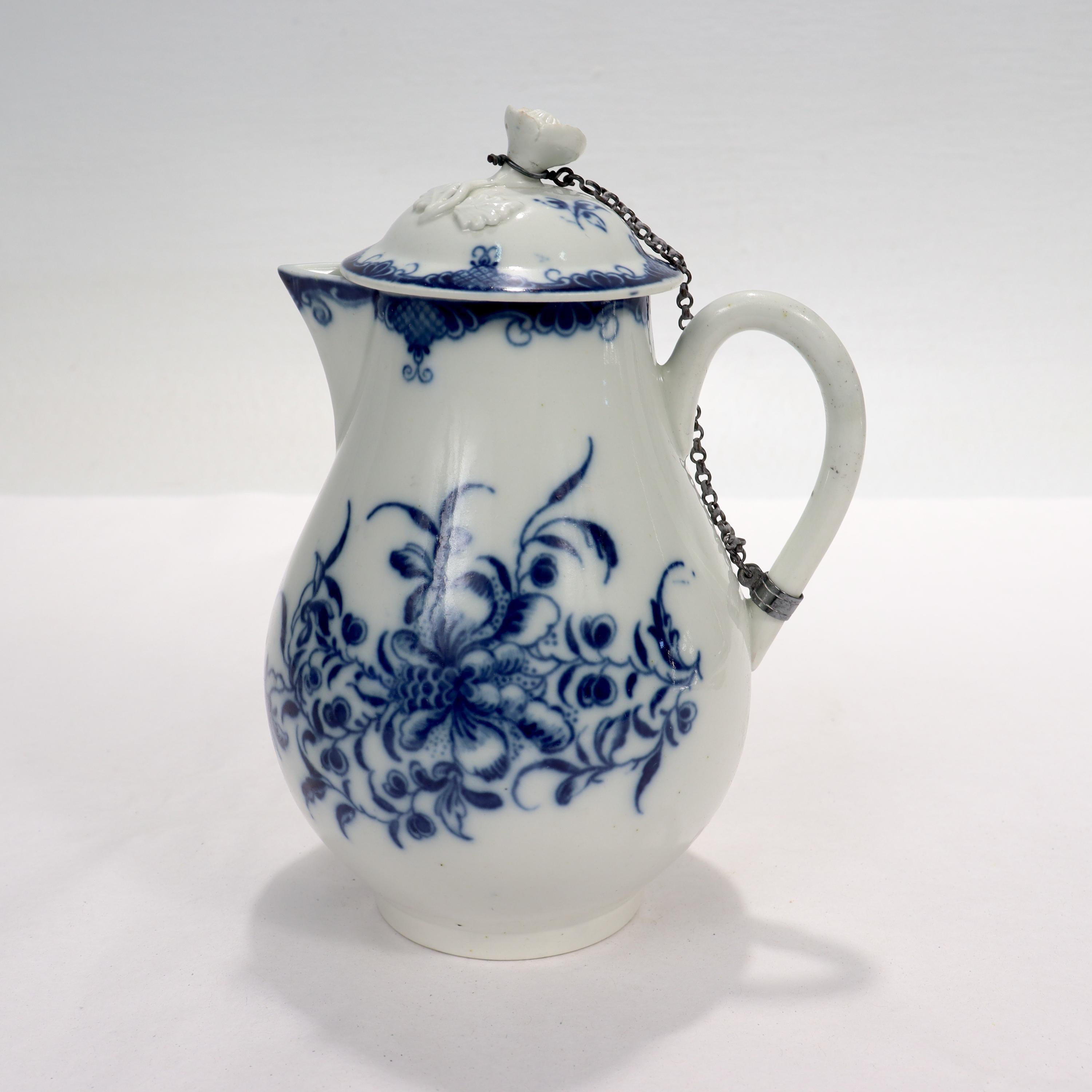Georgien Pichet à lait ou cruche en porcelaine de Caughley Porcelain, Antiquités anglaises en vente