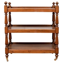 Antique English Cherry Tiered Étagère, circa 1890