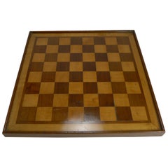Antique English Chess Board, circa 1915 Antique English Chess Board, circa 1915