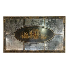 Antique English Chinoiserie Mirror