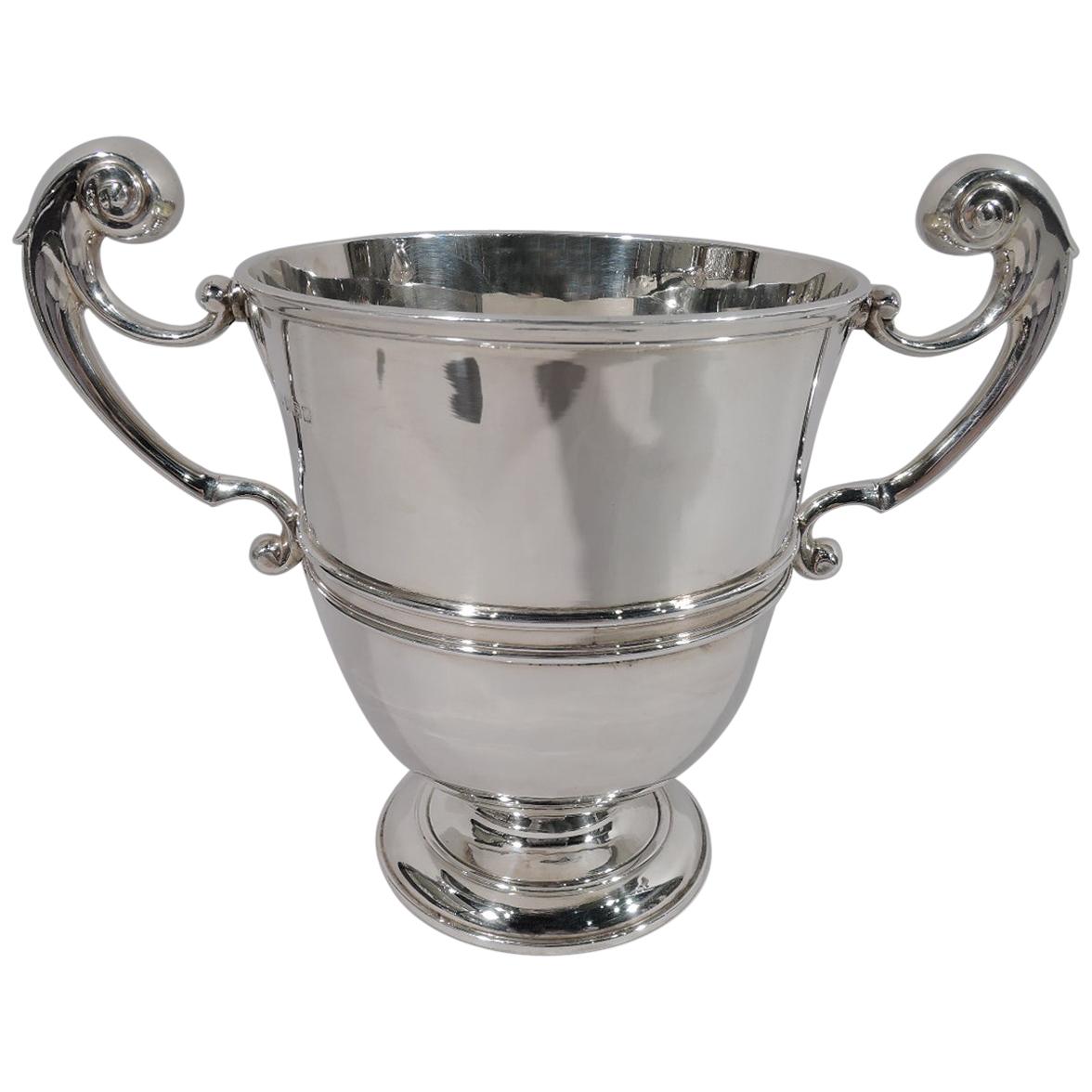 Antique English Classical Sterling Silver Urn Trophy Cup