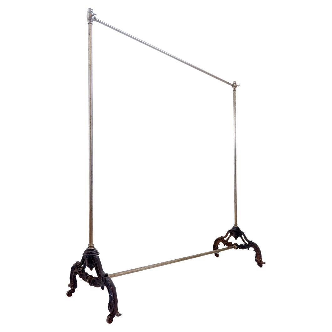 Antique English clothes rail - Late 19th century
