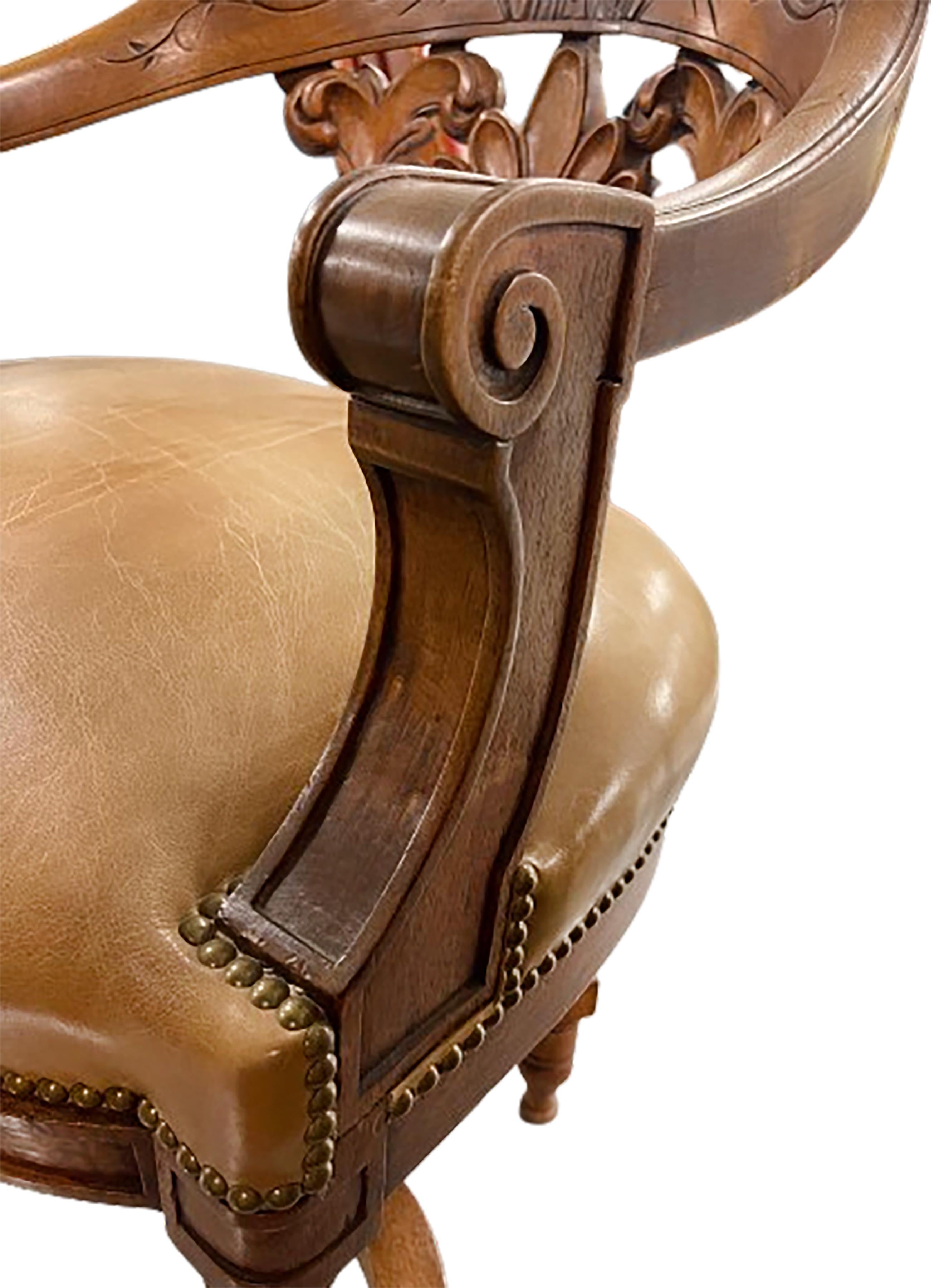 19th Century Antique English Club Chair For Sale