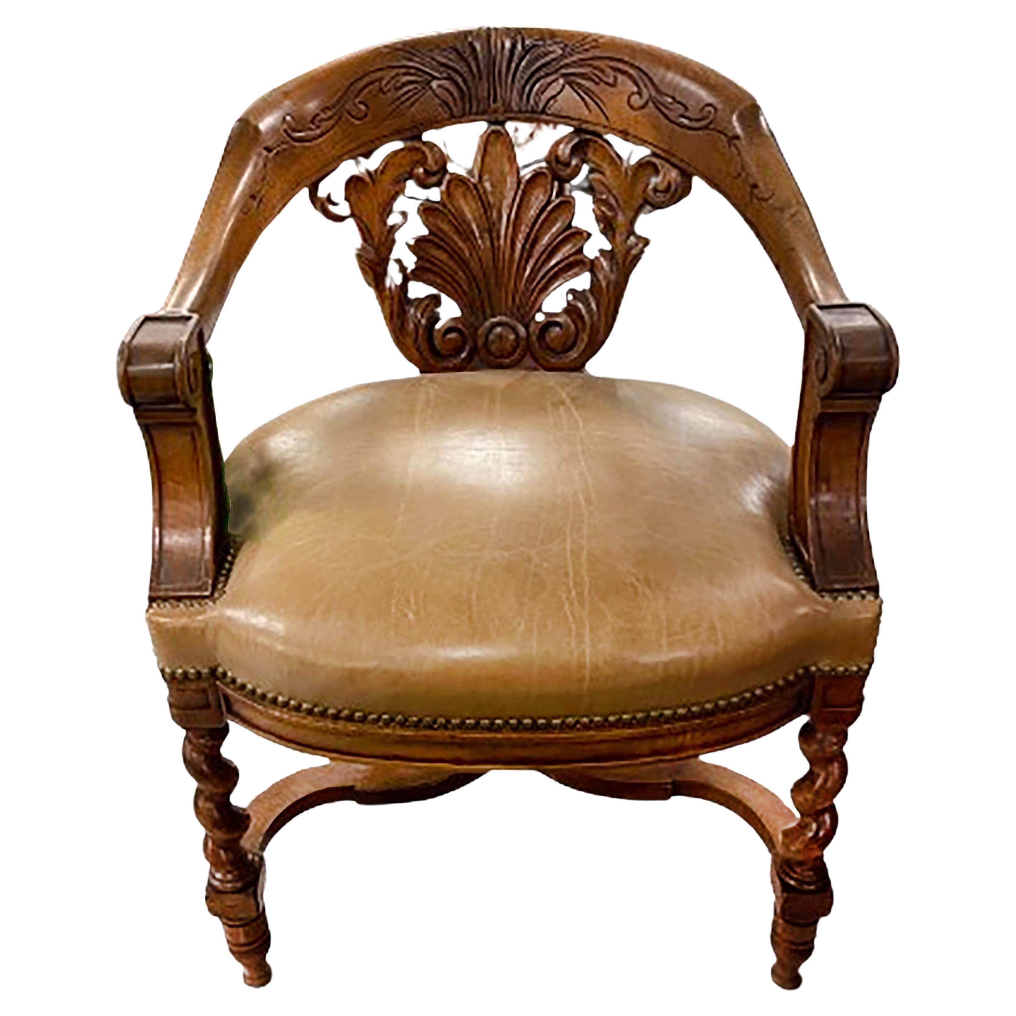 Antique English Club Chair