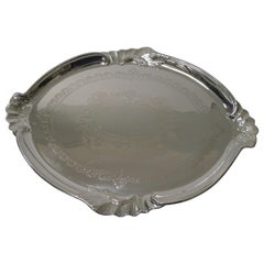 Antique English Cocktail or Drinks Tray by Walker and Hall