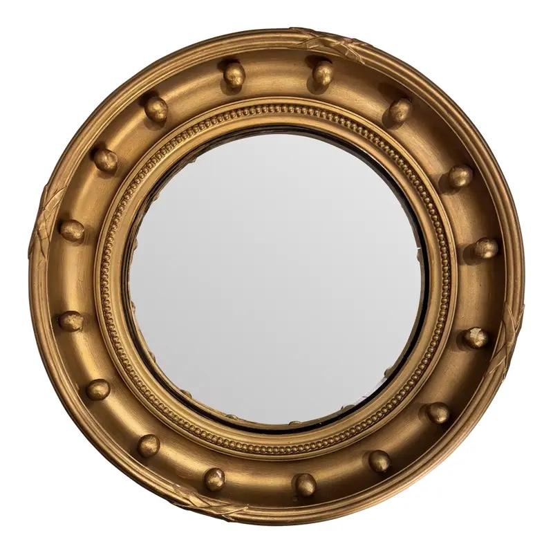 Antique English Convex Mirror For Sale 2
