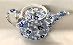 Antique English Copeland and Garrett 'Spode' Earthenware "Chintz" Mini Teapot