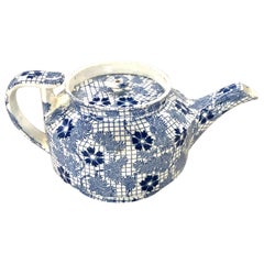 Antique English Copeland and Garrett 'Spode' Earthenware "Chintz" Mini Teapot