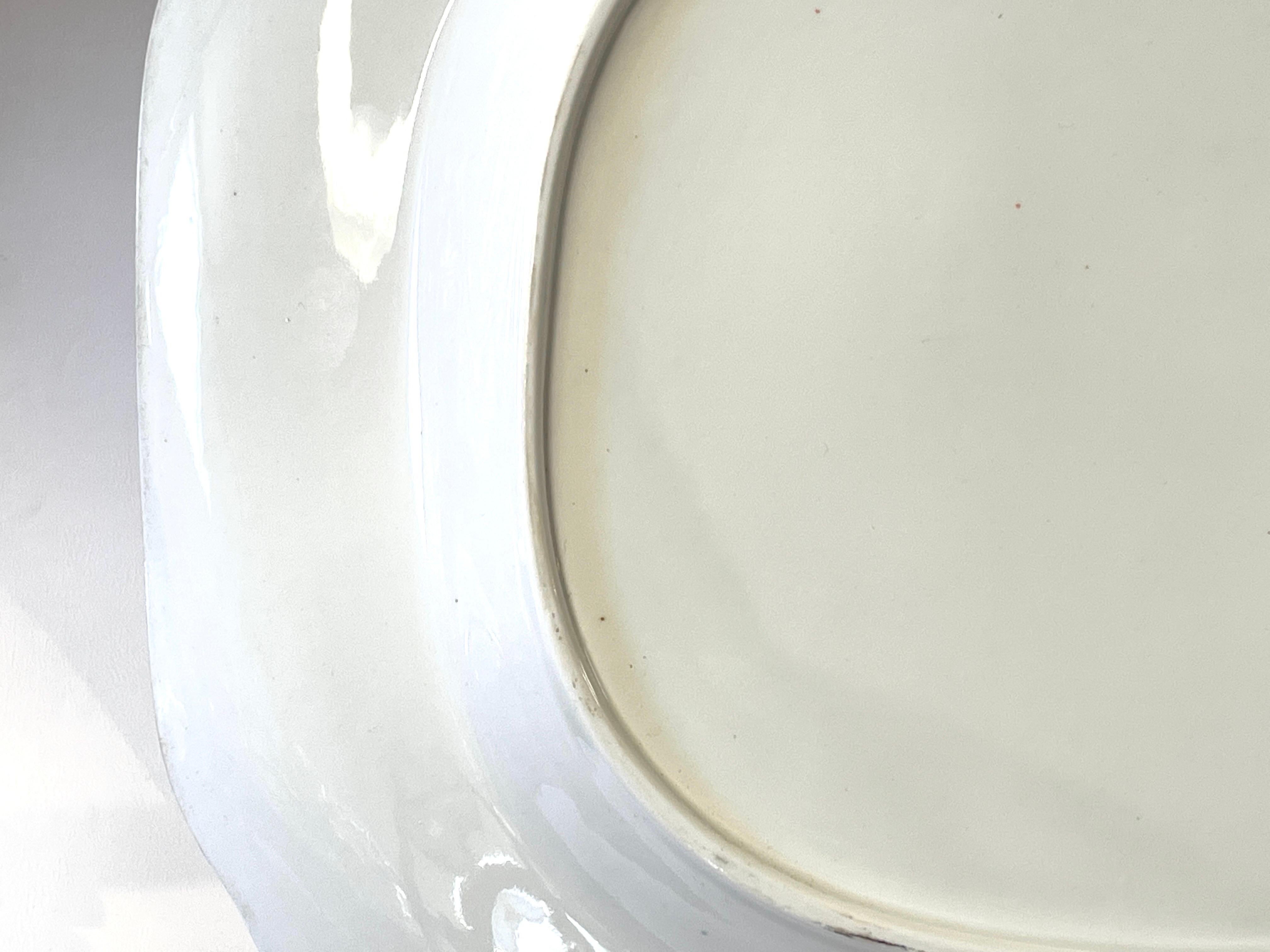 19th Century Antique English Copeland 'Spode' Hand Ptd. Porcelain Imari Decor Large Platter For Sale