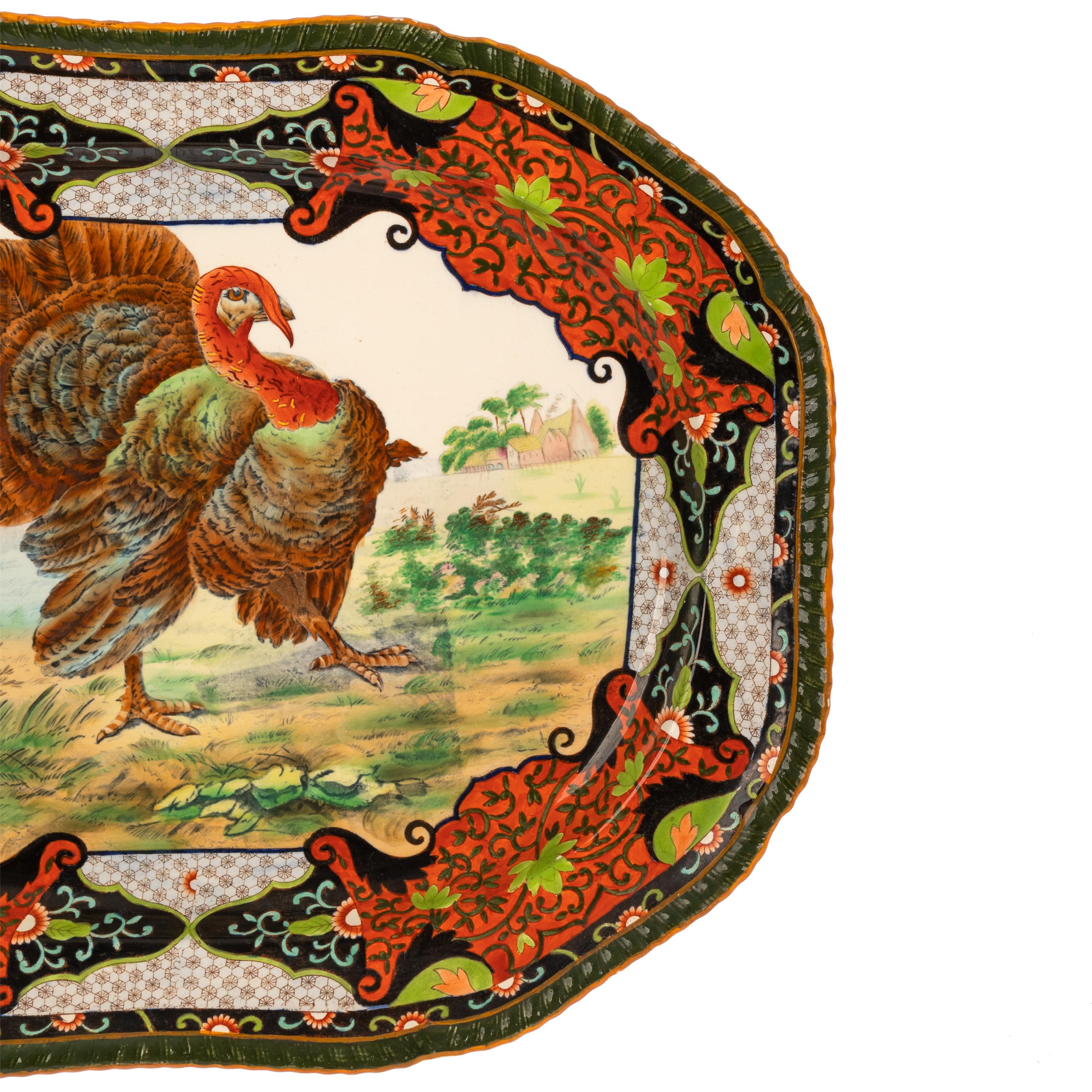 turkey serving plate