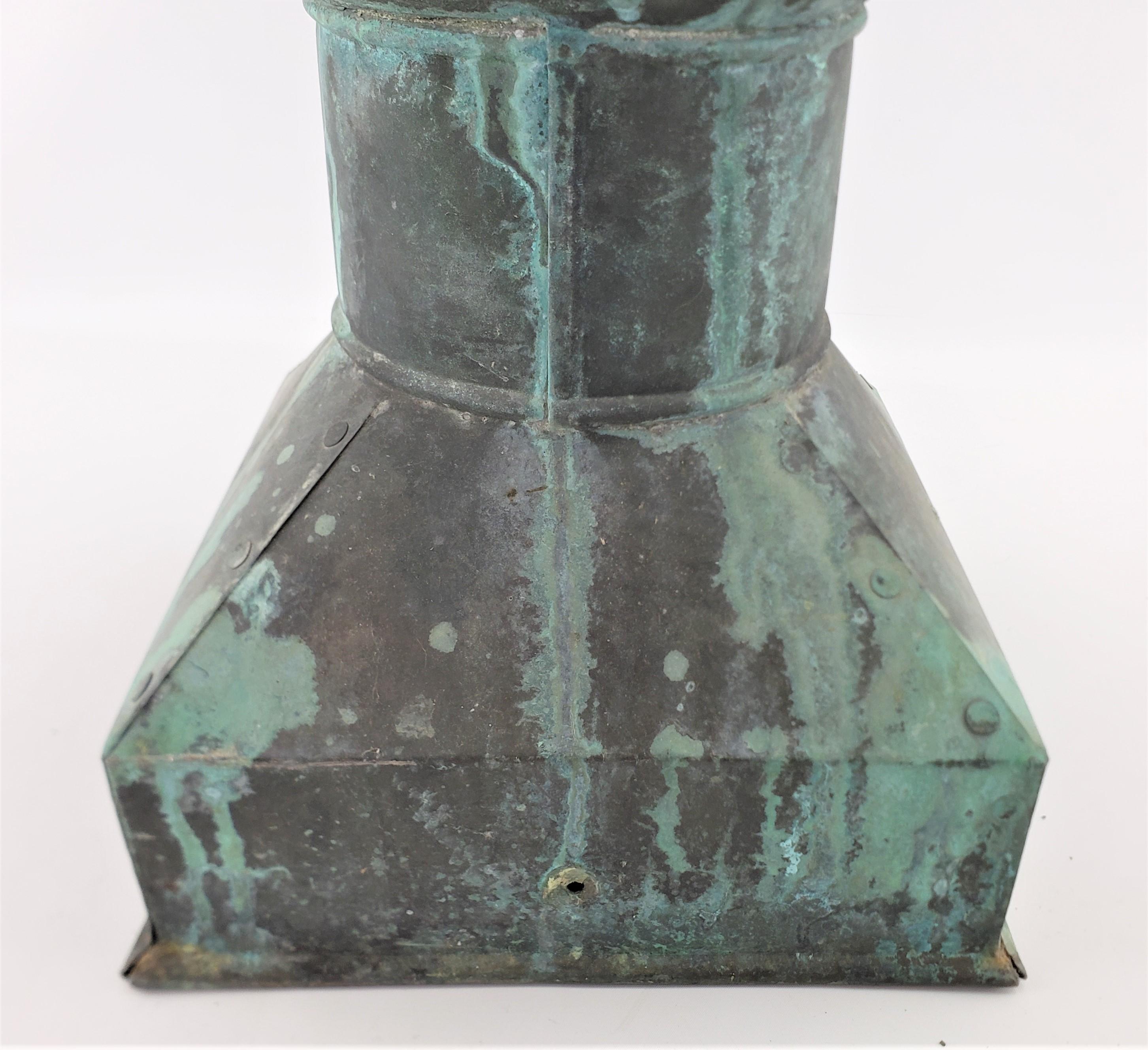 Antique Ewart & Sons English Copper Chimney Vent Cap or Garden Ornament 5