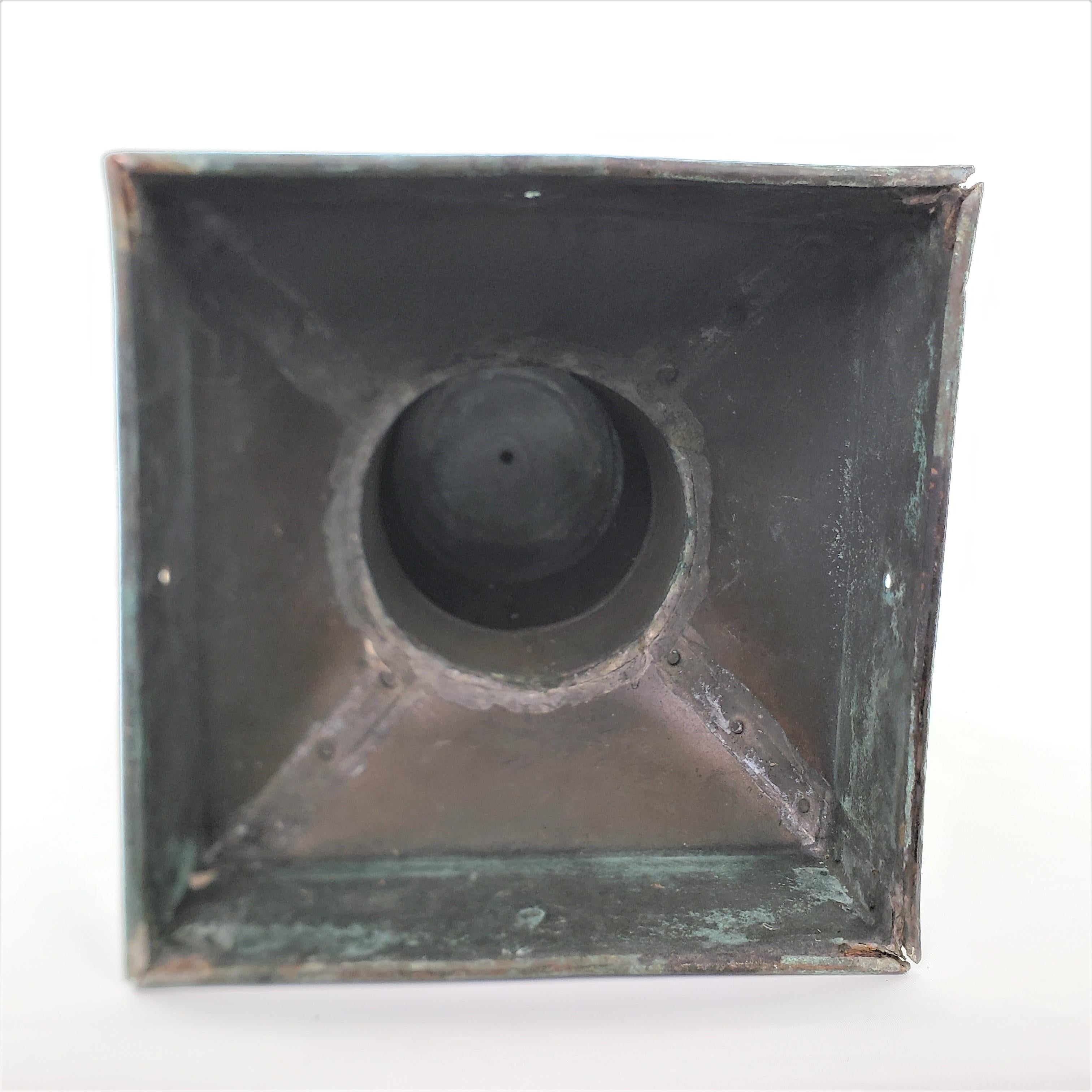 Antique Ewart & Sons English Copper Chimney Vent Cap or Garden Ornament 6