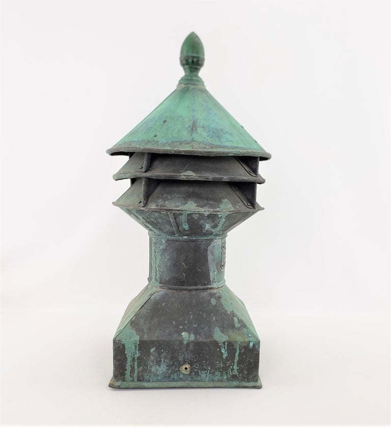 Antique Ewart and Sons English Copper Chimney Vent Cap or Garden Ornament at 1stDibs antique