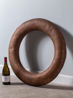 Antique English Copper Life Buoy circa 1895 Label Attached