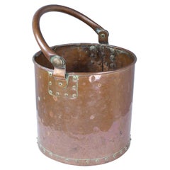 Antique English Copper Pail