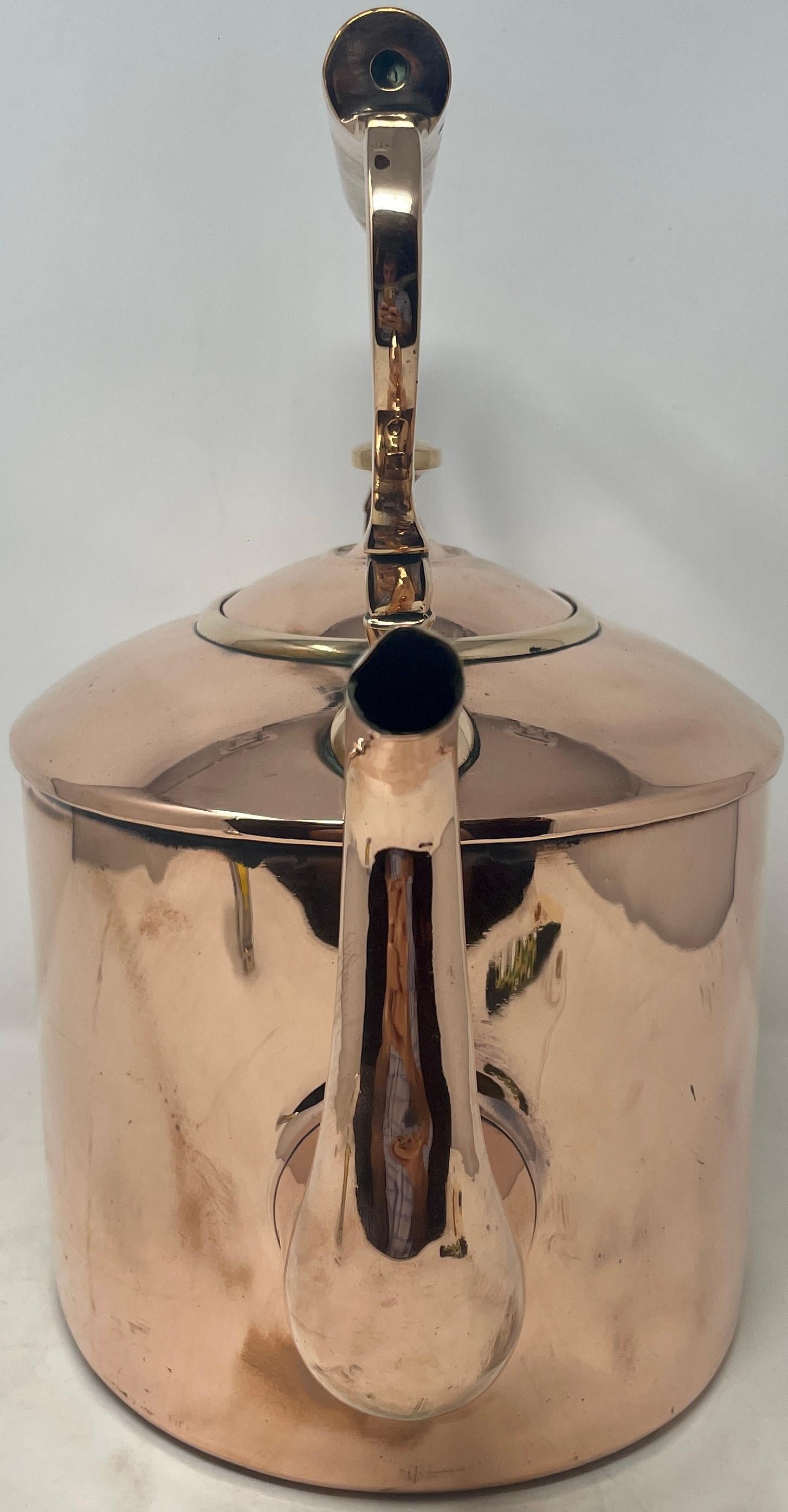 Antique English Copper Tea Kettle, Circa 1860 1