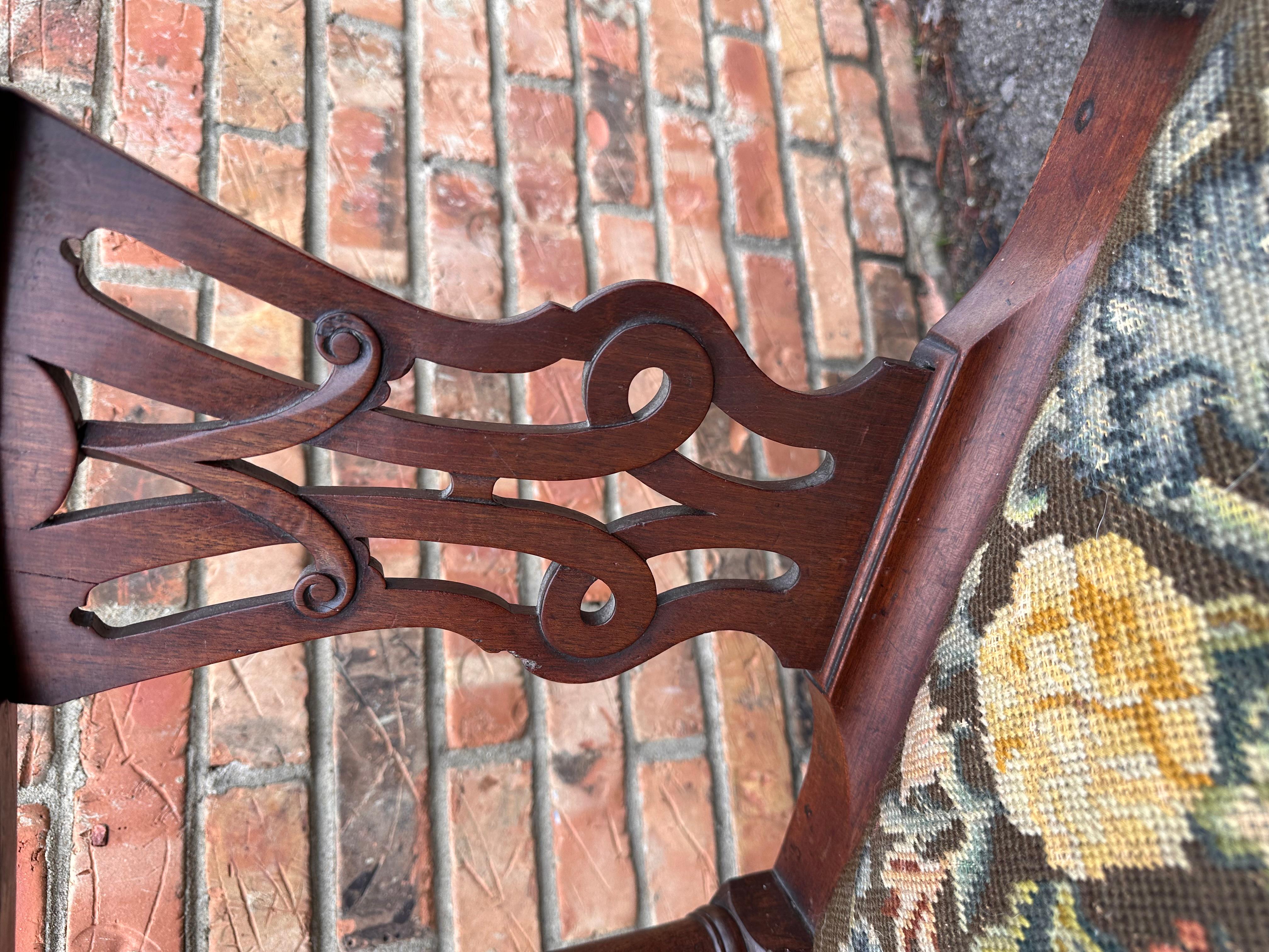 Antique English Corner Chair For Sale 3