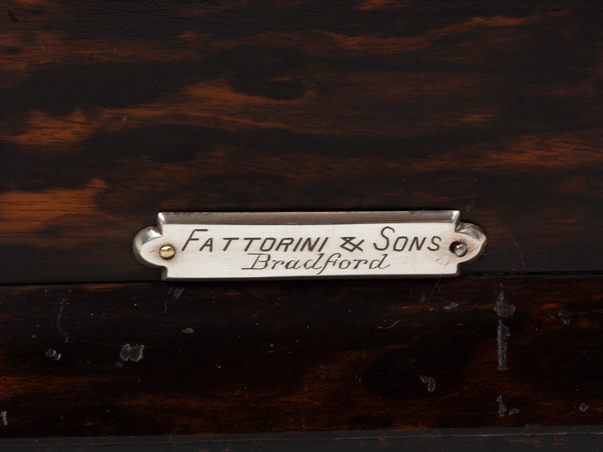 Antique English Coromandel Turntable Tantalus by George Betjemann For Sale 9