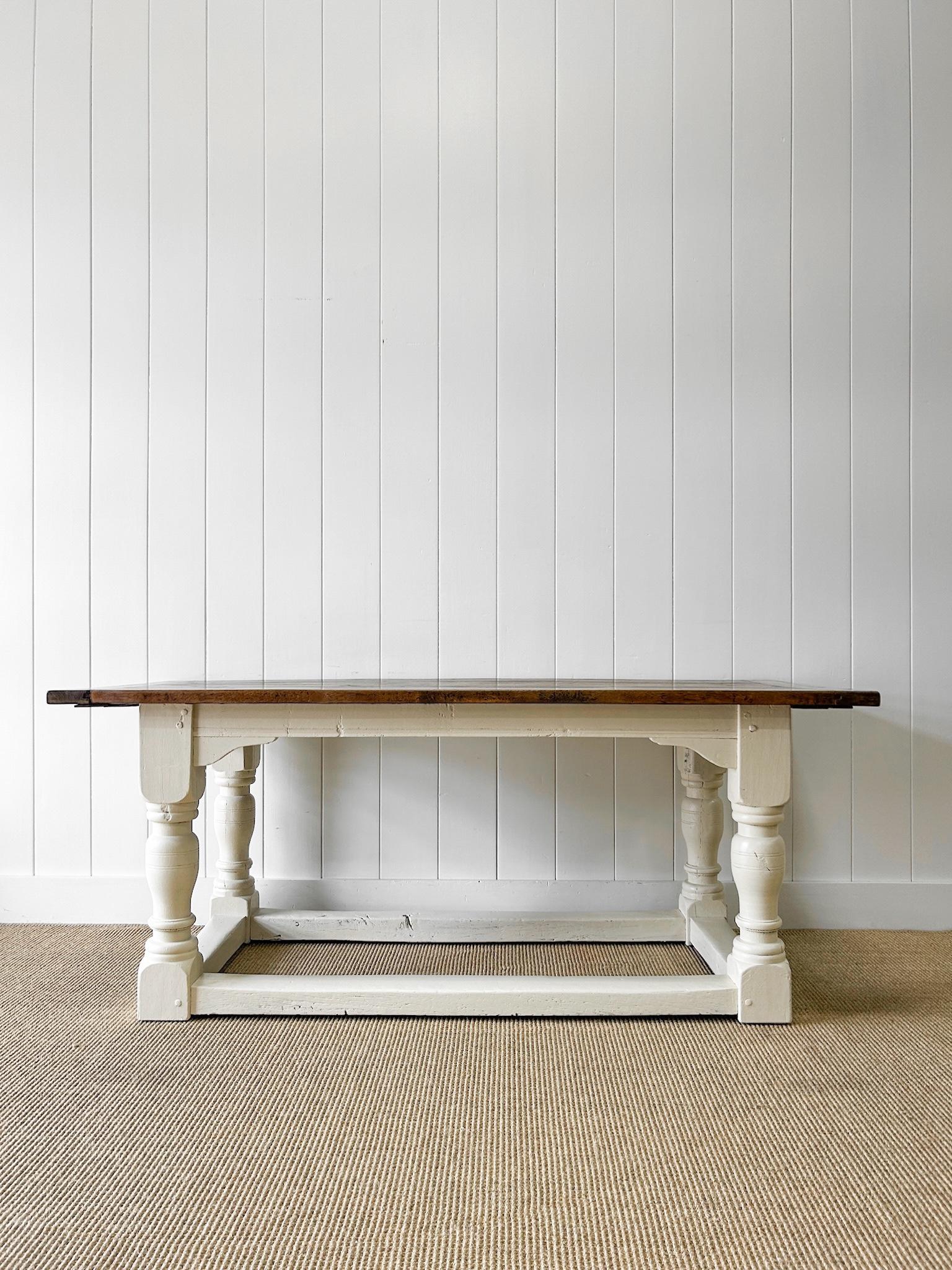 Rectory Table Antique English Country 6ft Refectory Style Oak Table For Sale at 1stDibs