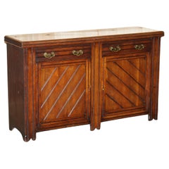 Used ENGLISH COUNTRY OAK CiRCA 1880 VICTORIAN SIDEBOARD BASE WITH DRAWERS