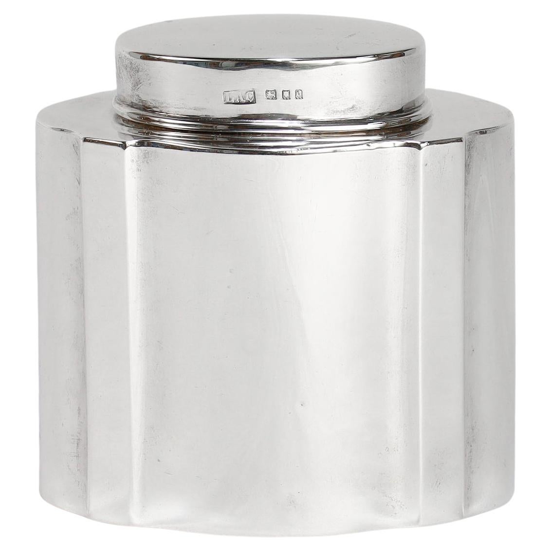Antico comò inglese in argento sterling dei Crichton Brothers