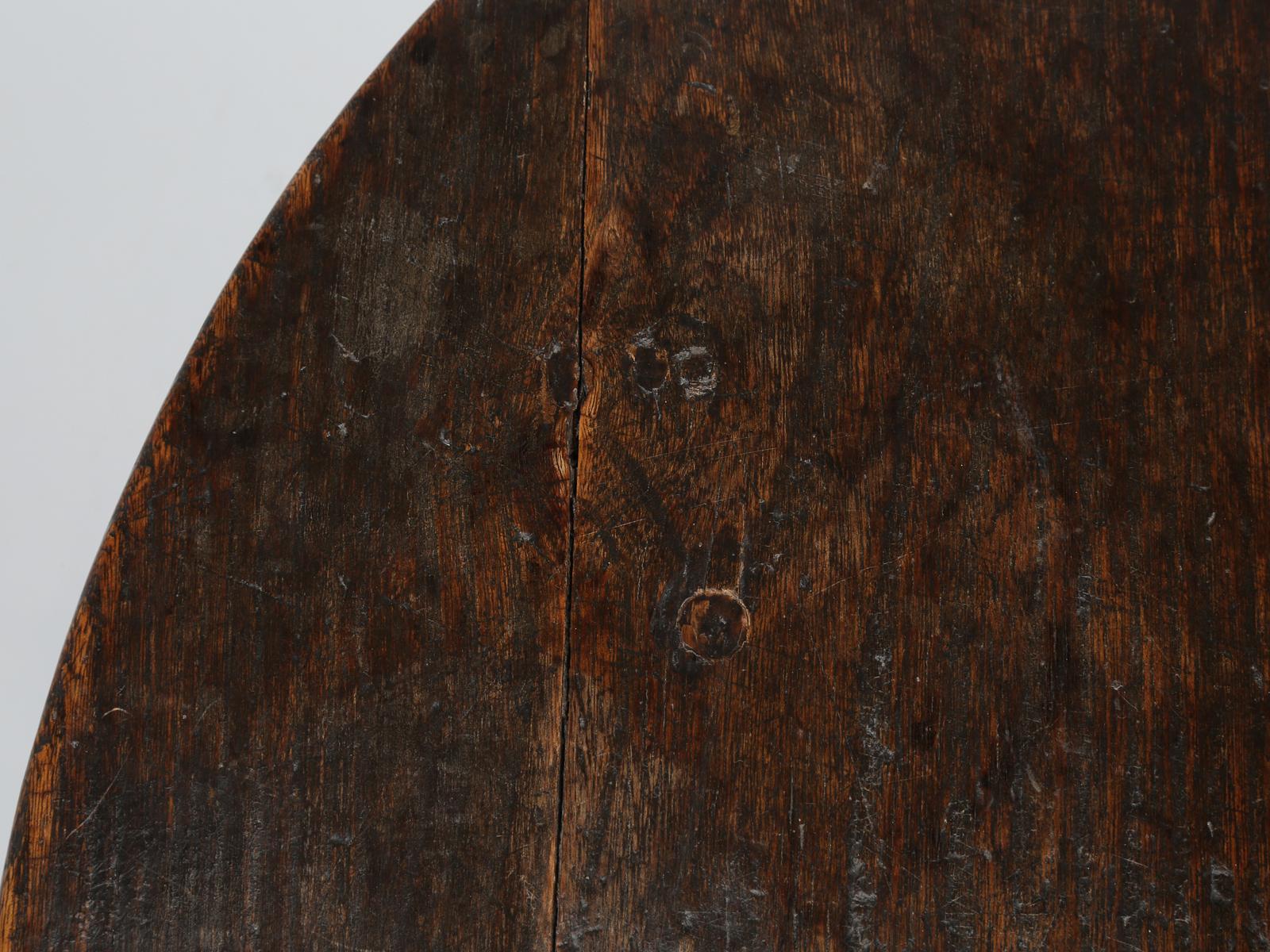 Hand-Crafted Antique English Cricket Table with a Great Original Patina, circa 1800s