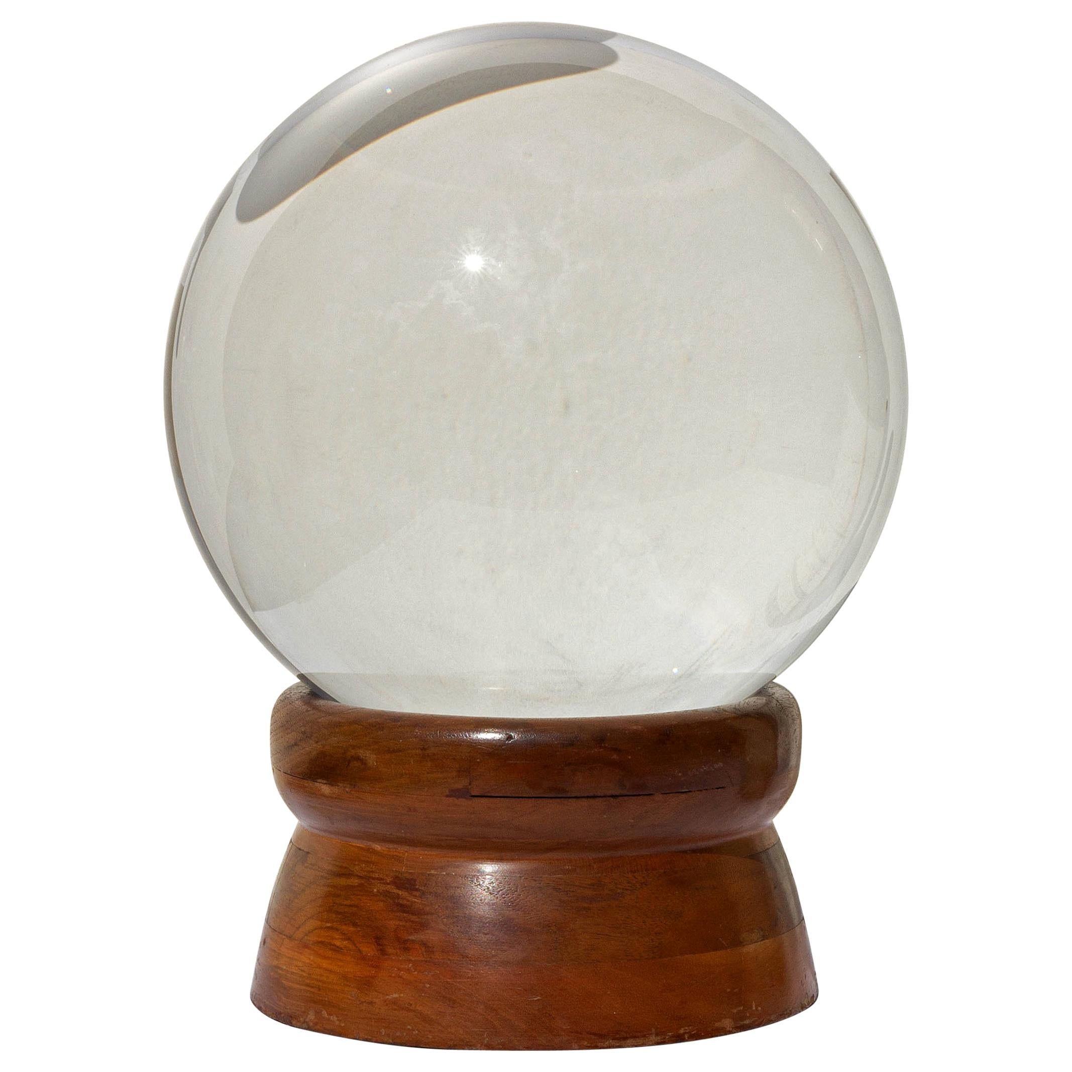 Antique English Crystal Ball