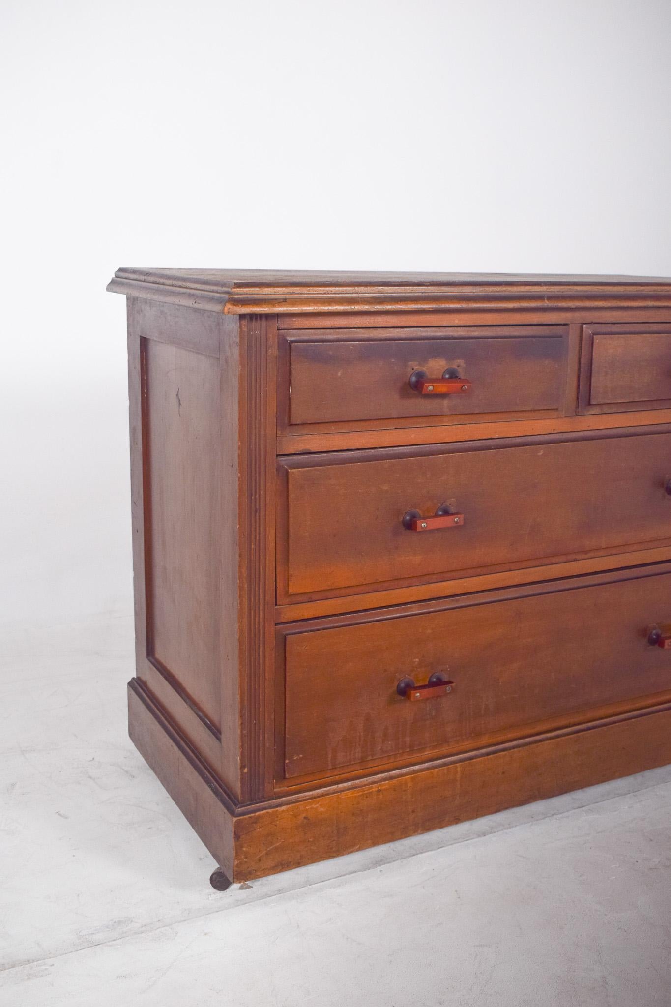 Art Deco Antique English Deco Chest of Drawers For Sale