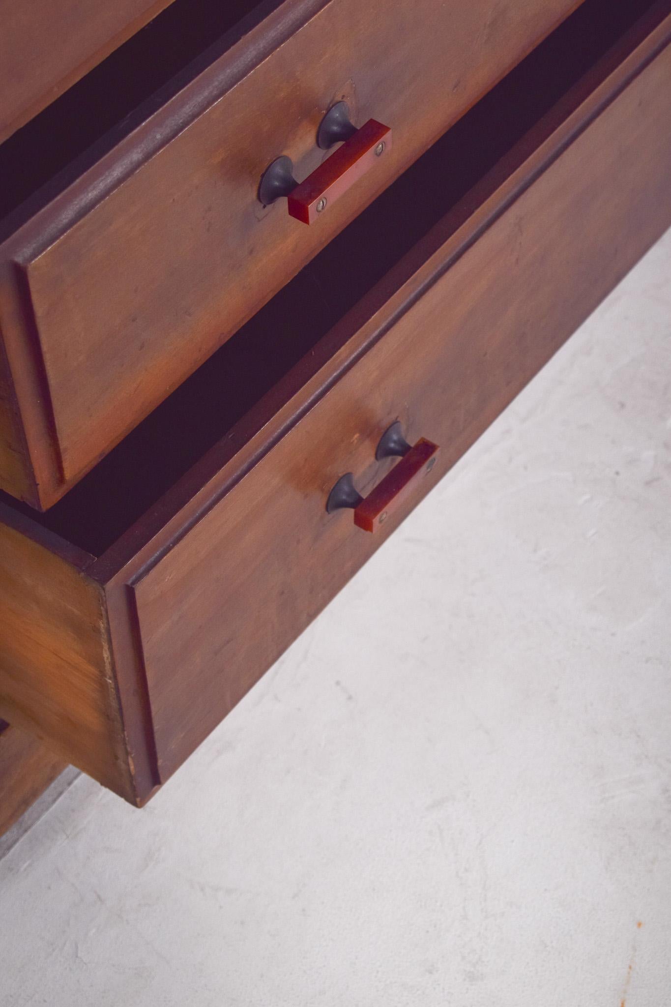 Antique English Deco Chest of Drawers For Sale 3