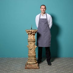 Antike englische dekorative Buff Terrakotta Garten Sonnenuhr