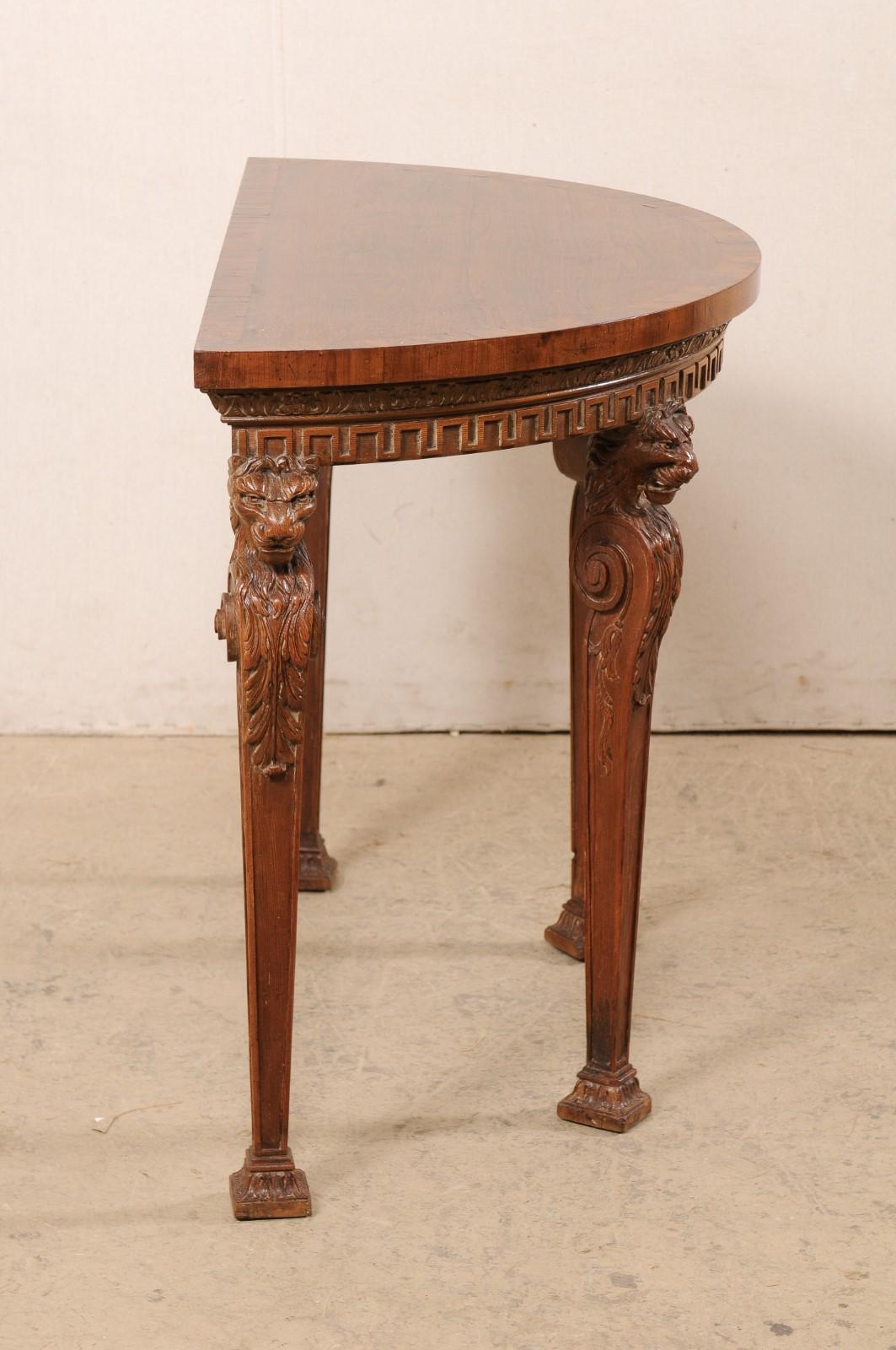 lion leg table