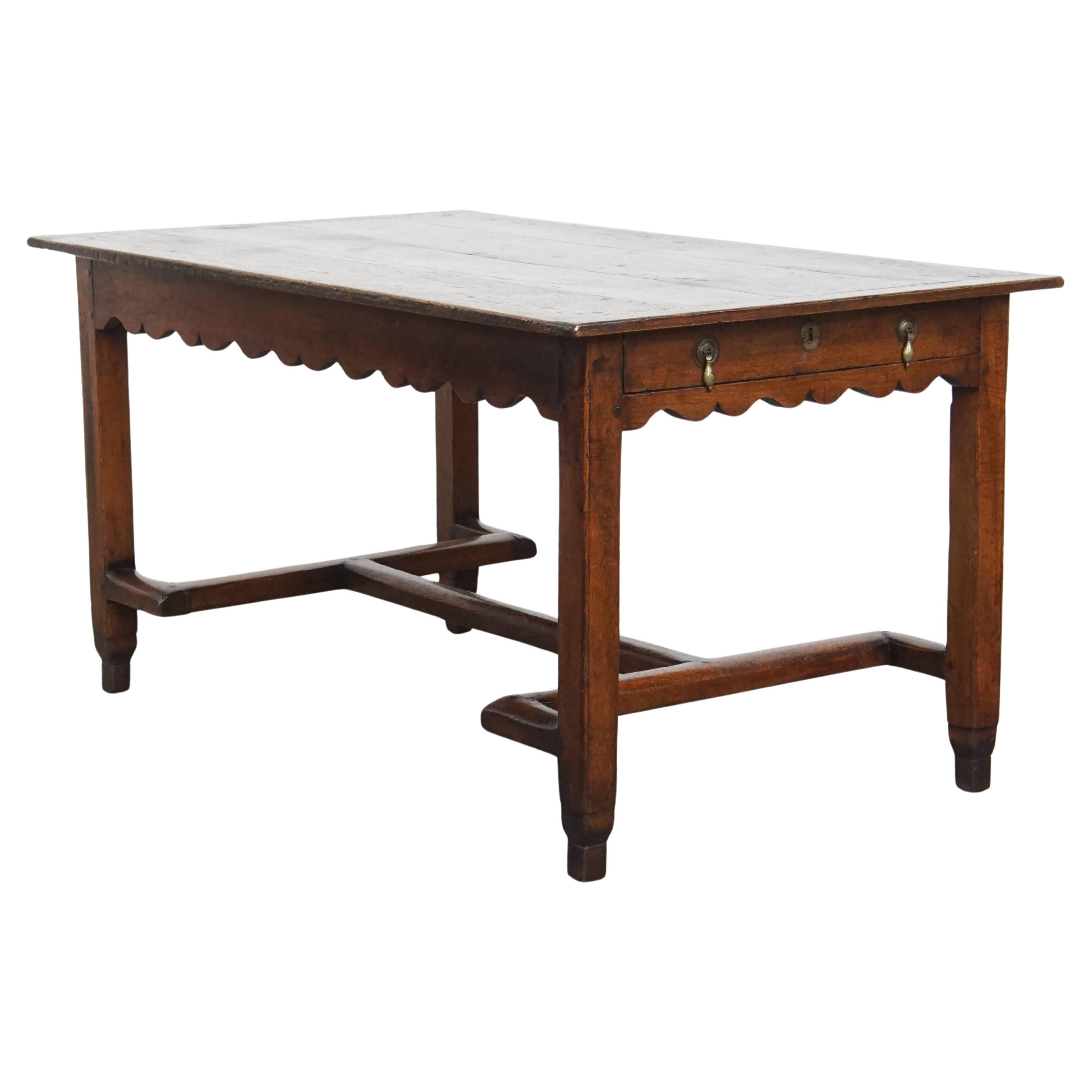 Antique English Dining Table / Desk / Writing Table in Oak ca. 1700 For Sale
