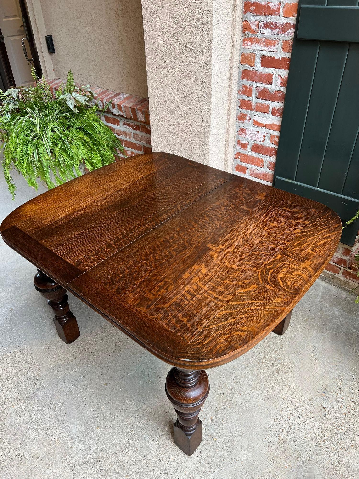 antique tiger wood dining table