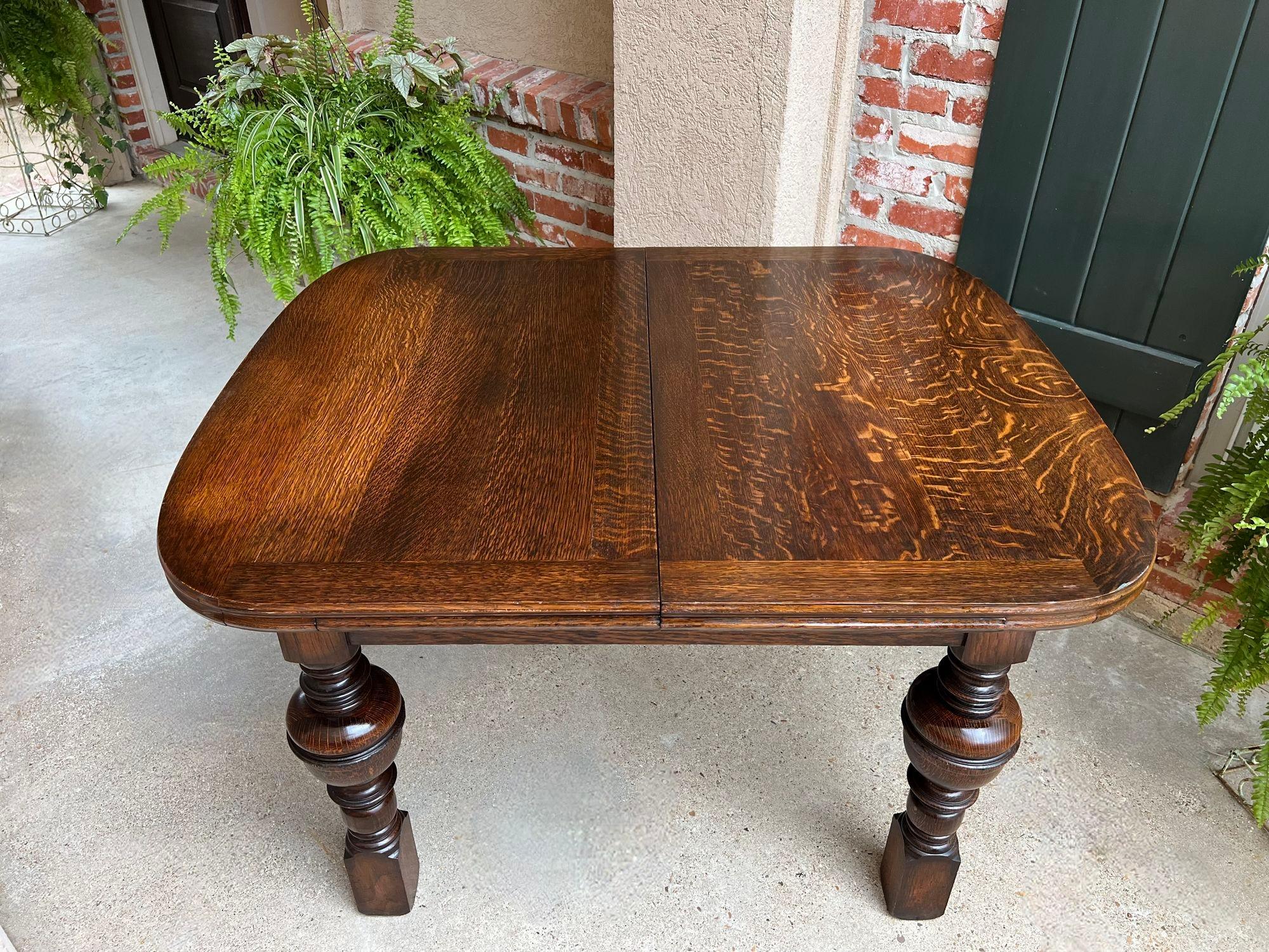 antique tiger wood dining table