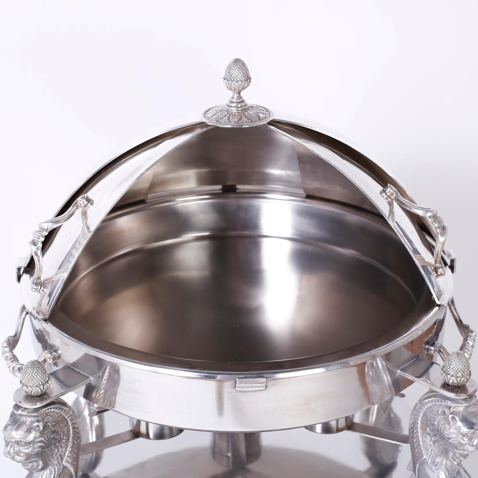 20th Century Antique English Domed Serving Cart