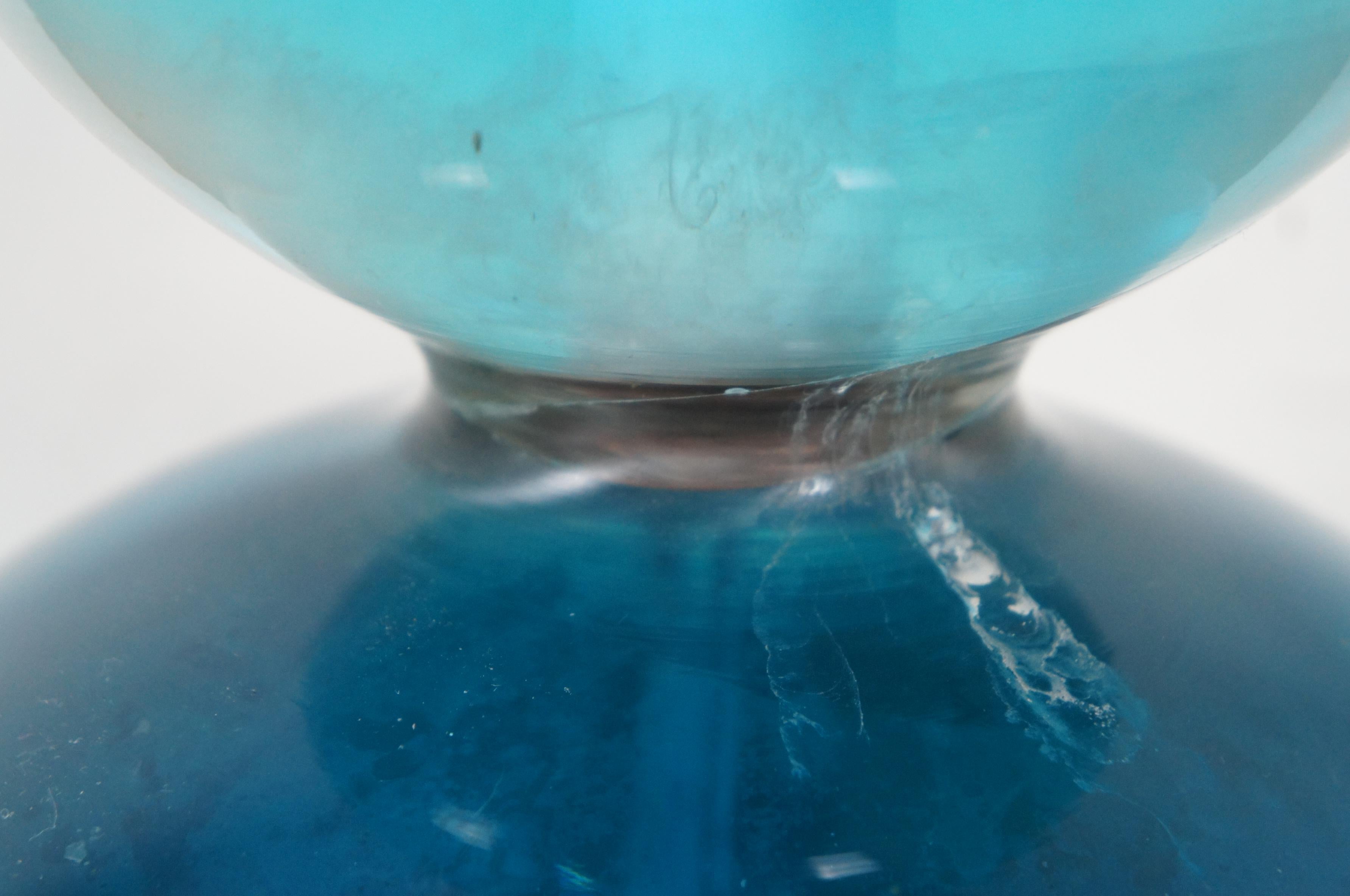 19th Century Antique English Double Globe Gourd Seltzogene Seltzer Soda Siphon Syphon Bottle