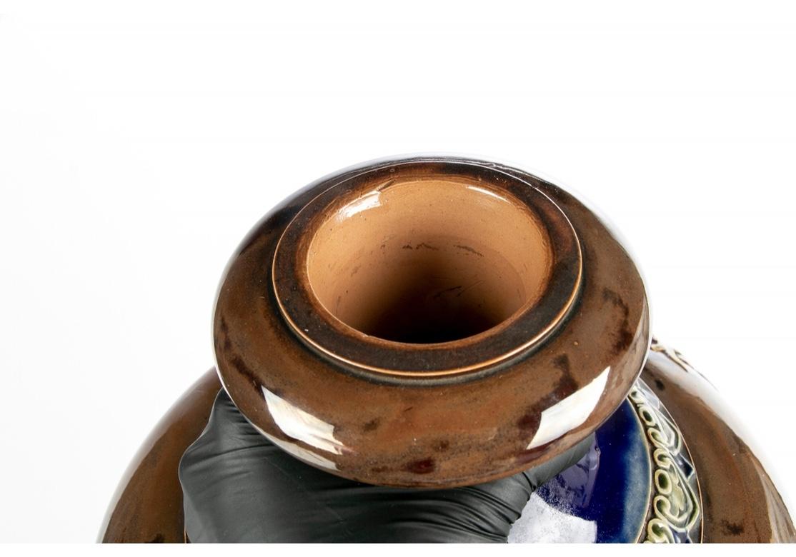 Antiguo Dispensador de Whisky Inglés Doulton Burslem Glen Urquart Highland en venta 2