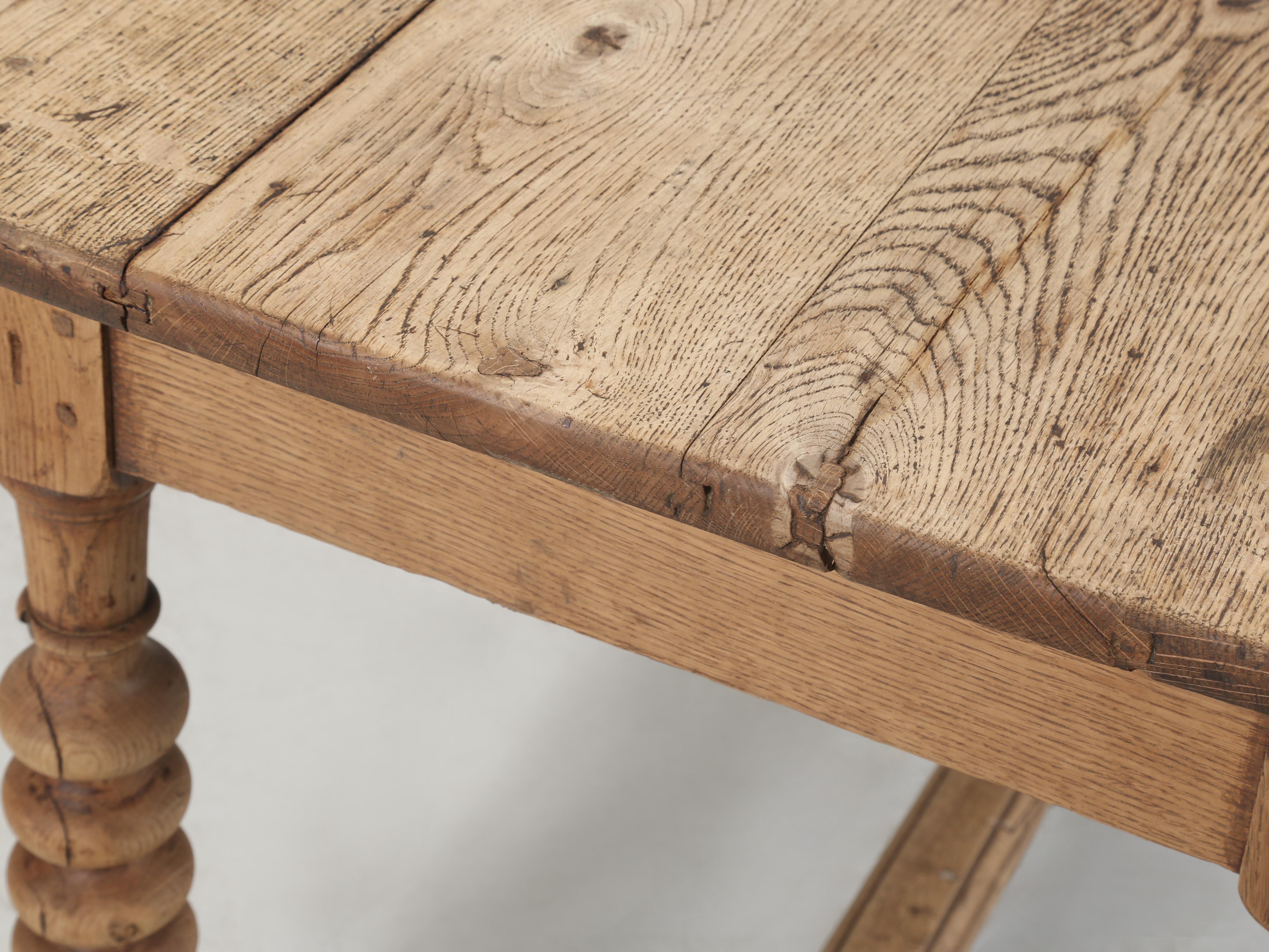 Ancienne table de drapier anglaise, table de travail pouvant être transformée en îlot de cuisine en vente 5