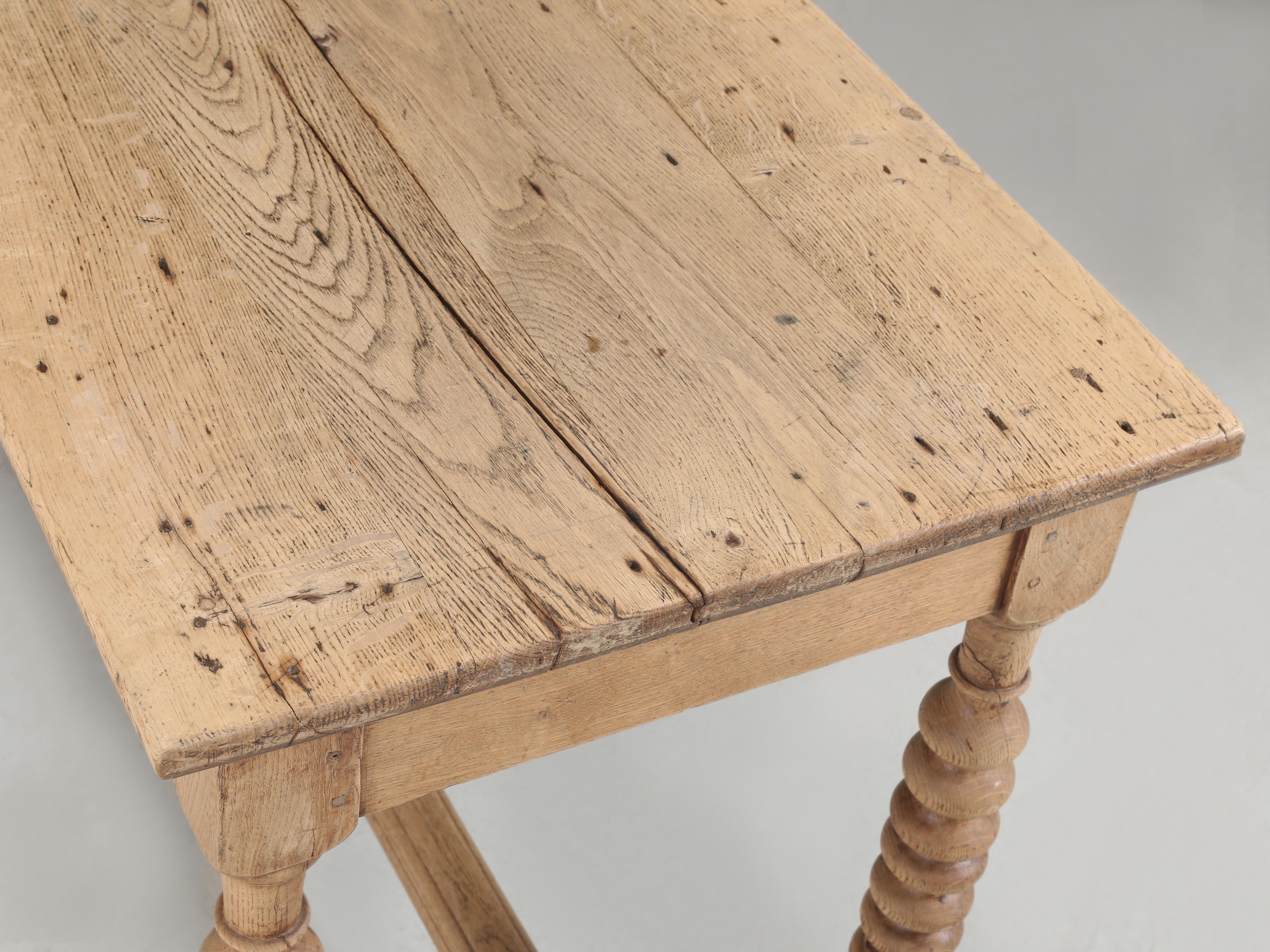 Ancienne table de drapier anglaise, table de travail pouvant être transformée en îlot de cuisine en vente 1
