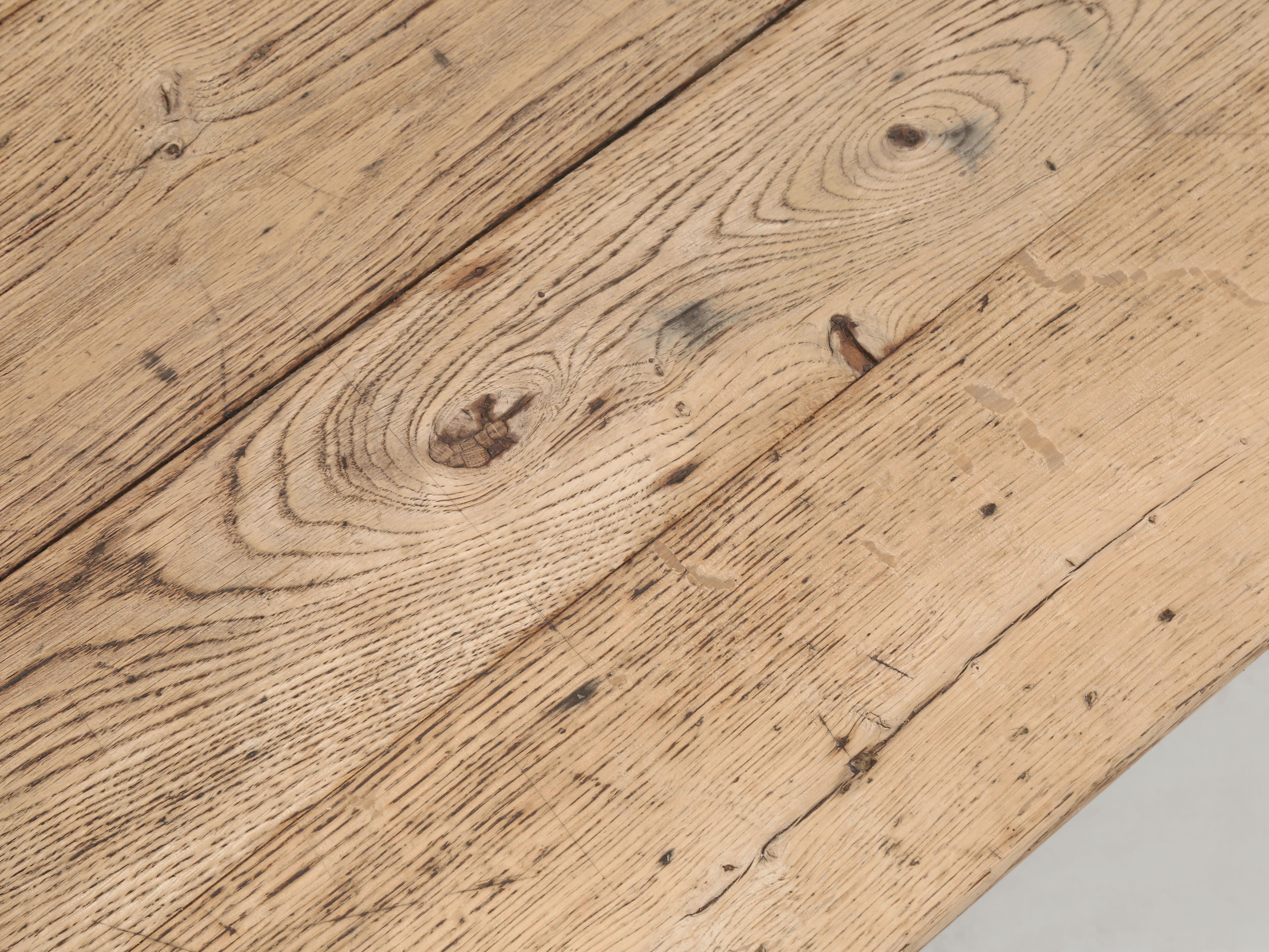 Ancienne table de drapier anglaise, table de travail pouvant être transformée en îlot de cuisine en vente 3