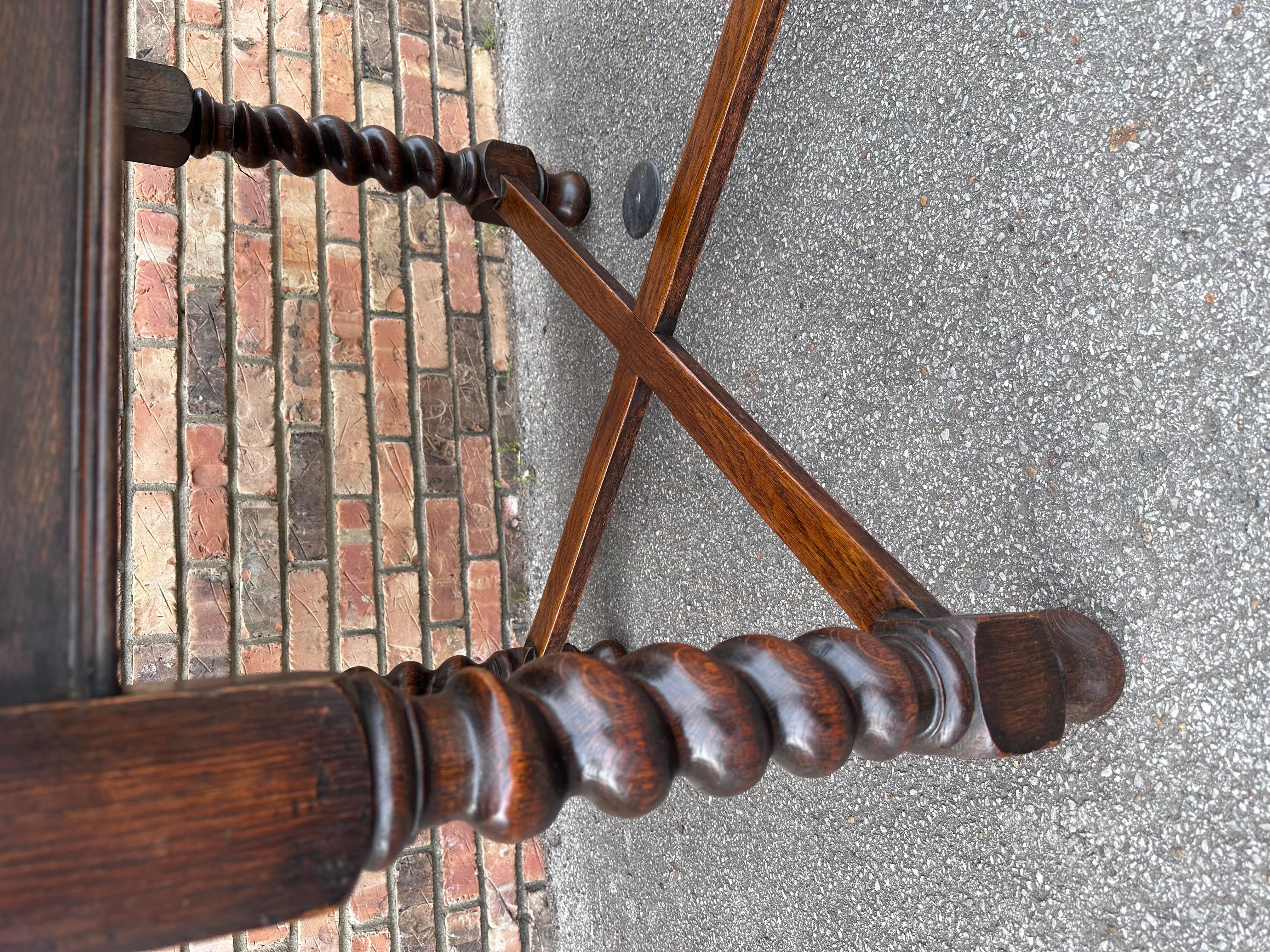 Antique English Draw Leaf Table Game Table For Sale 1