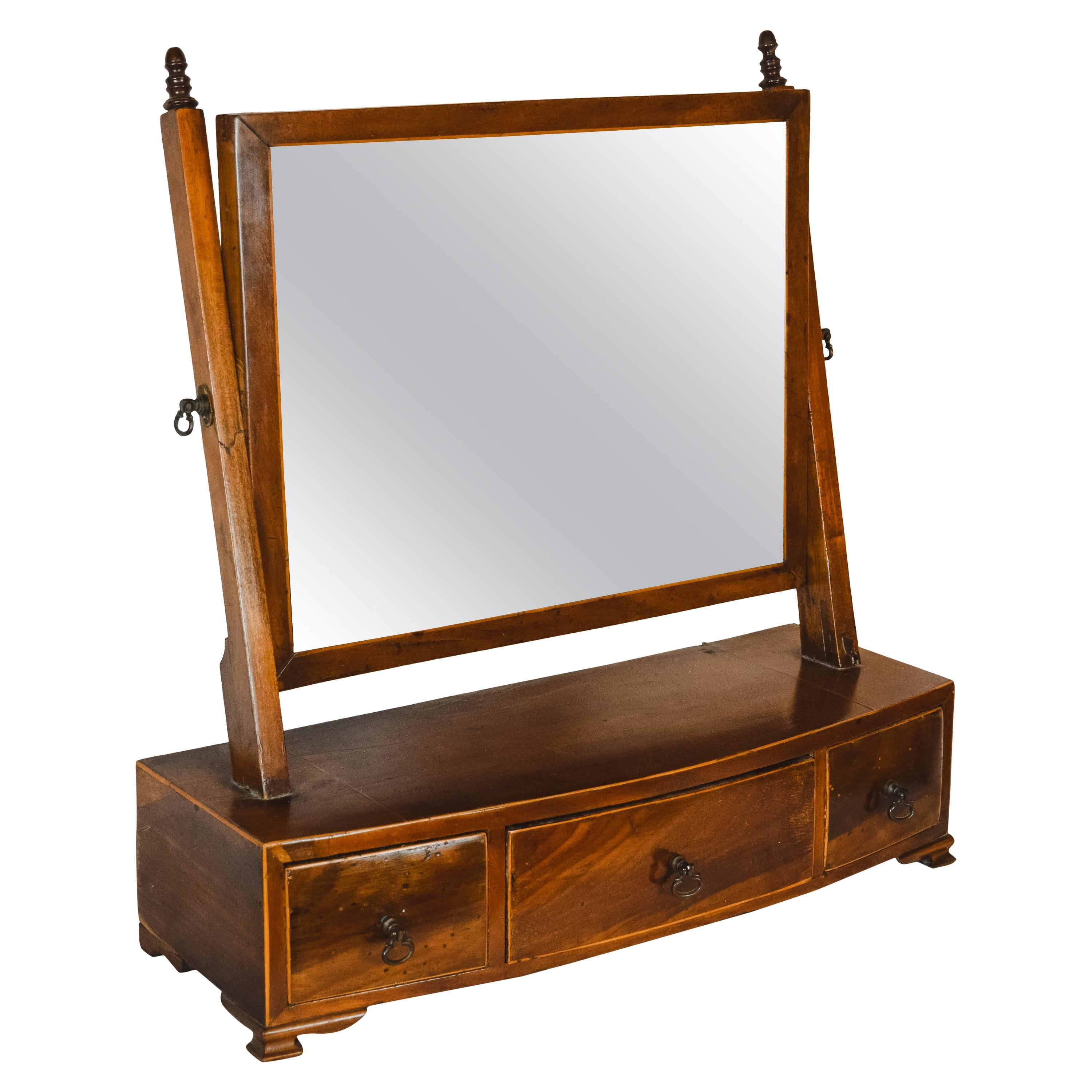 Antique English Dressing Table Mirror