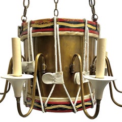 Antique English Drum Chandelier