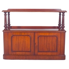 Antique English Dumbwaiter with Turned Columns