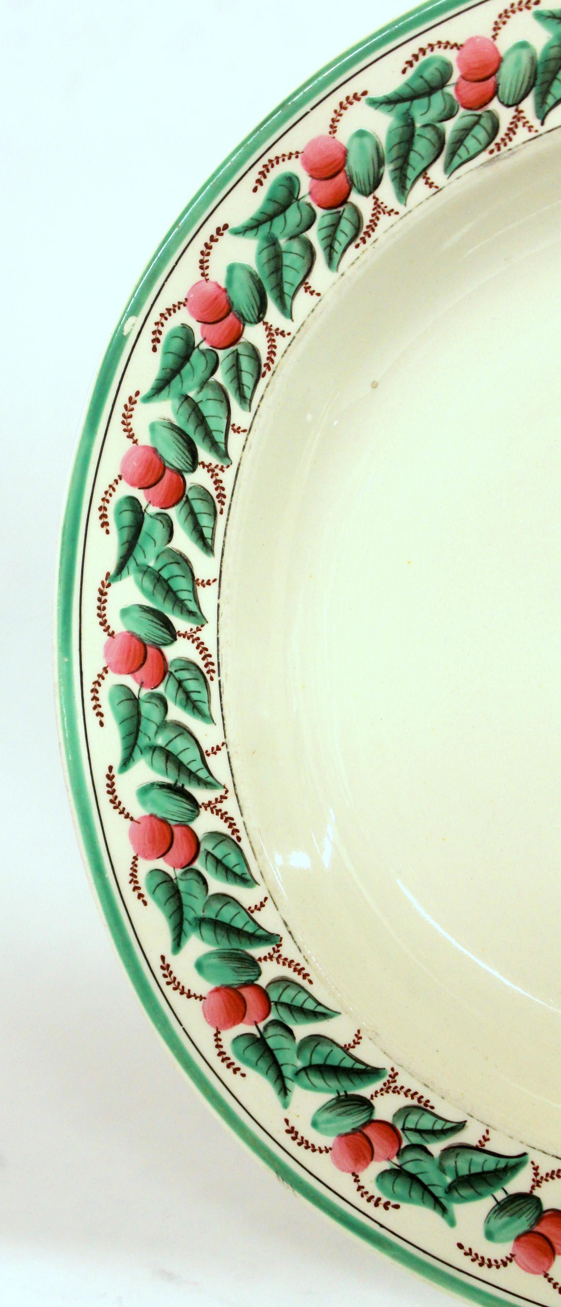 Hand-Painted Antique English Early 